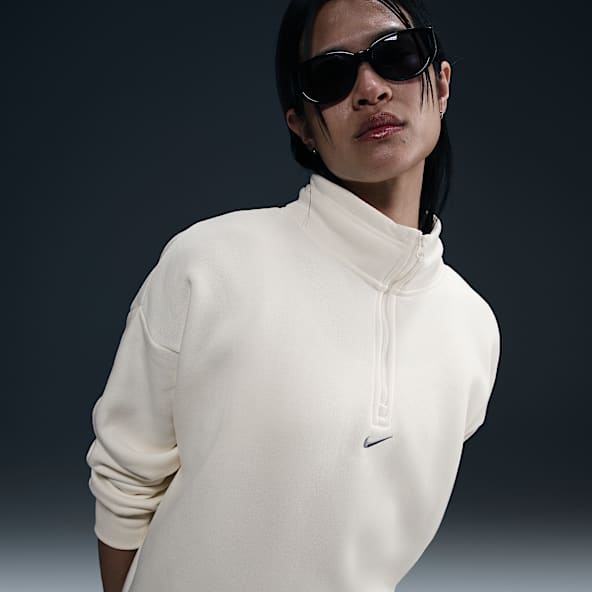 Nike sweatshirts women's white new arrivals